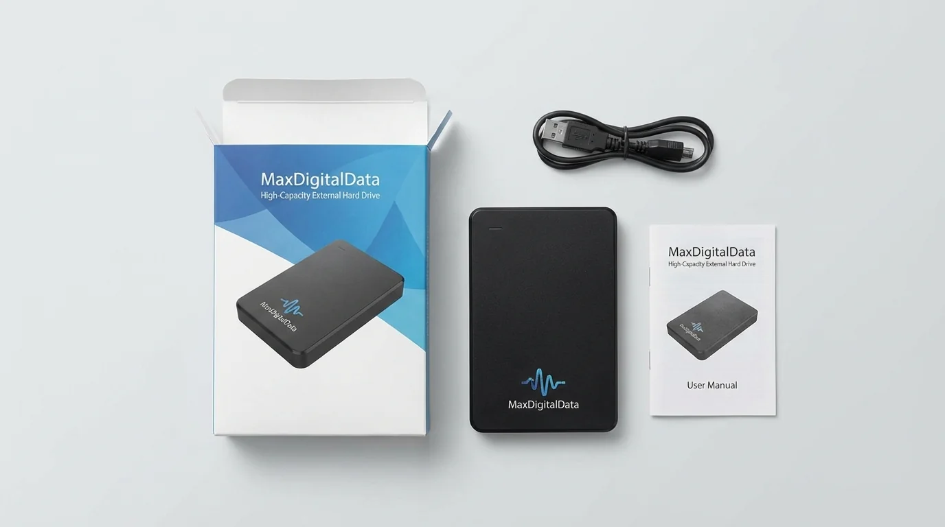 MaxDigitalData storage products and packaging