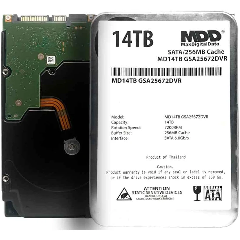 MaxDigitalData 14TB enterprise hard drive